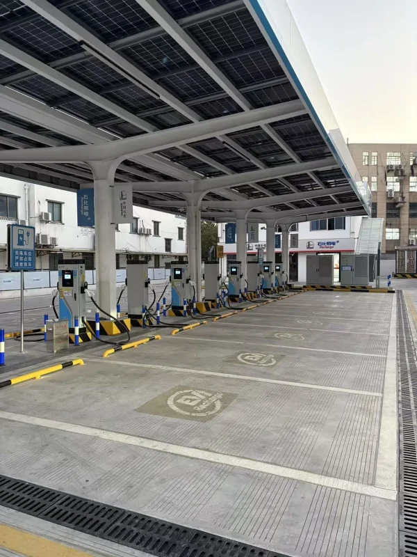 Gas Station EV Charging - EV Charging Solution by FBK POWER